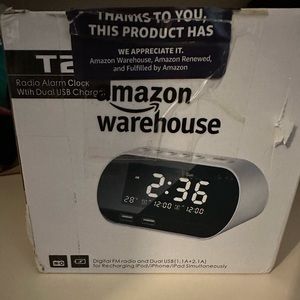 Alarm clock with radio